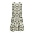 thumbnail image 5 of Roncen Women's Casual Sleeveless Cotton Linen Dress - Loose Fit with Pockets, Breathable Summer Dress for Daily Casual Outings, 5 of 5