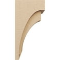 thumbnail image 3 of 12"W x 12"D x 24"H Wide Rivera Rough Cedar Woodgrain TimberThane Corbel, Primed Tan, 3 of 6
