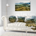 thumbnail image 3 of Designart Fields and Hills in New Zealand - Landscape Photography Throw Pillow - 12x20, 3 of 5