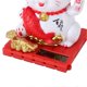 thumbnail image 2 of Solar Waving Cat Innovative Cute Solar Lucky Cat Solar Powered Fortune Cat with Transparent Cover for Car Dashboard Cashier Desk Store White, 2 of 4