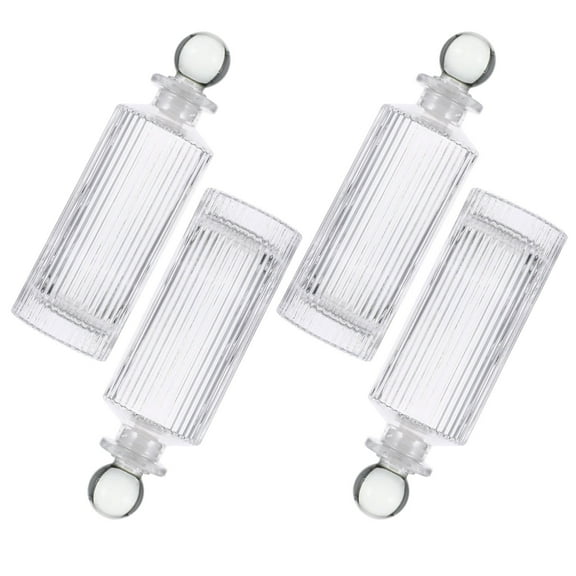 OUNONA Glass Diffuser Bottles for Home Made of Synthetic Material Clear Perfect for Essential Oils 150ml