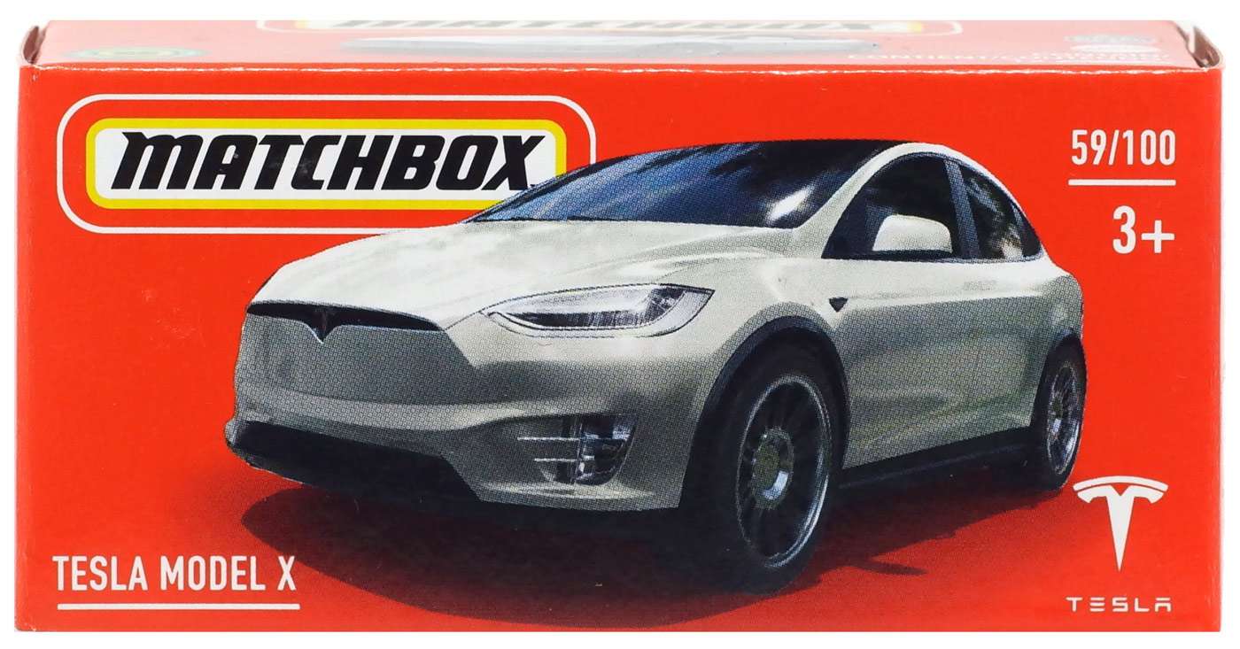 Matchbox Drive Your Adventure Tesla Model X Diecast Car (White
