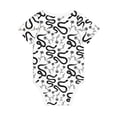 thumbnail image 2 of Daiia Hand Drawn Snake Printed Unisex-Baby Short Sleeve Onesies Bodysuits Baby Climbing Clothes Soft and Comfortable Romper with Expandable Shoulder Design-6 Months, 2 of 8