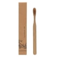 thumbnail image 1 of Biodegradable Bamboo Toothbrush 4-Pack Eco-Friendly Oral Care Set with Soft Bristles, 1 of 6