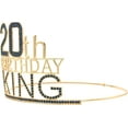 thumbnail image 6 of VeryMerryMakering's Glittery 20th Birthday Sash & Rhinestone Tiara - Perfect Gift for Her Big Day! Celebrate in Style with Premium Metal Decorations., 6 of 9