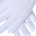 thumbnail image 3 of Guantes De Conducción, Guantes Uniformes Blancos Elásticos De Fácil Limpieza Para Montar En Fiestas, 3 of 7