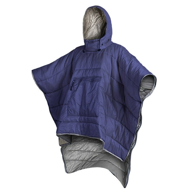 poncho de Couchage portable Extérieur Sac de Couchage Chaud Léger en Coton Adapté pour camping d'Hiver Voyage Randonnée