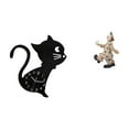 thumbnail image 1 of Reloj de pared con diseño de gato, bonito reloj de pared para guardería, sala de juegos, interior, figuras de , estatua de , escultura, ad, 1 of 8