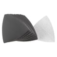 thumbnail image 1 of Unique Bargains Triangular Sandpaper Hook and Loop Fit 3-1/2' Oscillating Multi-Tool Silicon Carbide for Wet/Dry 600 Grit 30pcs, 1 of 5