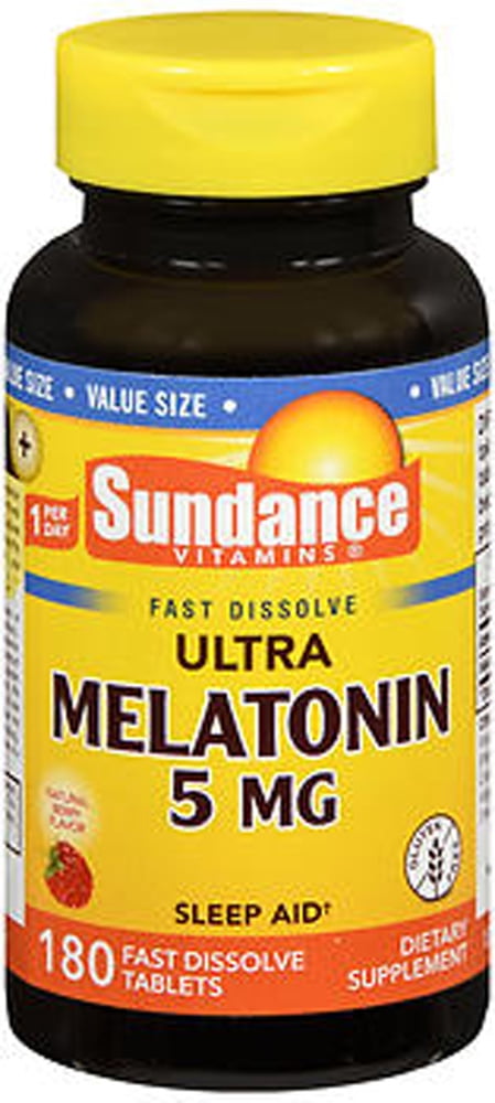 Sundance Ultra Melatonin Tablets, 5 mg, 180 Count