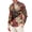 Autumn Cat Maple Leaf, variant on USA Flag Stars Button Down Shirt Dress Shirt Fashionable Patriotic Design Long Sleeve Top Comfy Gradient Wear V-neck Soft Clothes Men's American Flag Shirt Stars Stripes Tees