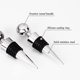 thumbnail image 2 of Tapón para botella de vino – Almacenamiento de vino, tapón de vino reutilizable para bebidas, paquete de 4 tapones de vino de silicona para regalos, bares, fiestas, bodas, 2 of 5