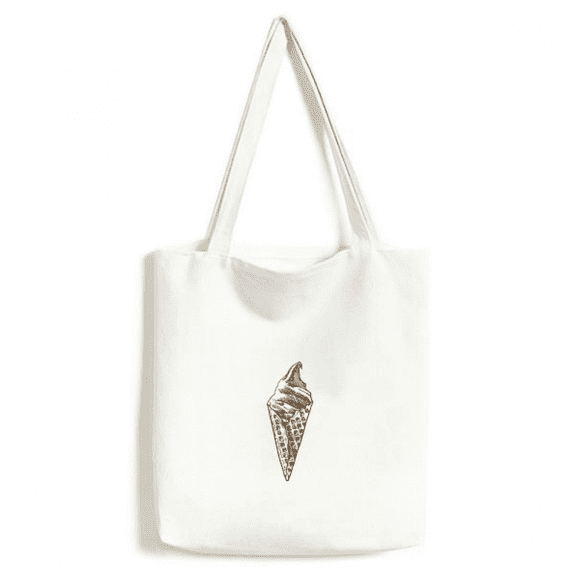 chocolate sketch ice cs tote canvas bag shopping satchel casual handbag