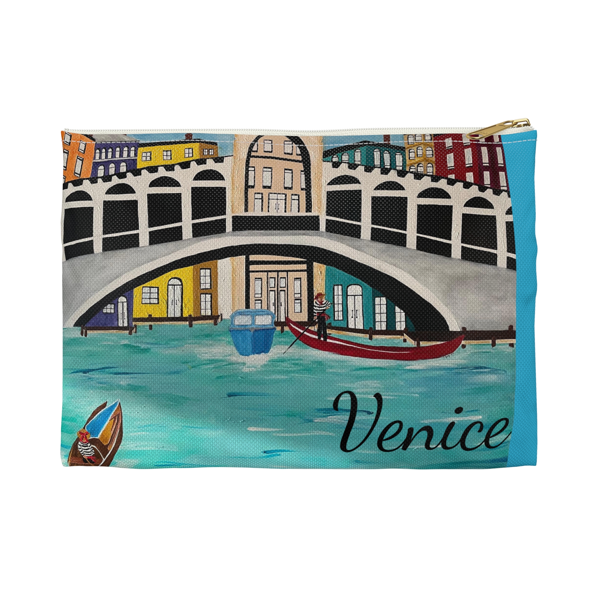 Venice Travel Pouch  - Durable and Versatile Cosmetic Bag or Pencil Case