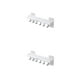 thumbnail image 3 of Ounissouiy Soporte de almacenamiento para rebanadora montado en la pared, estante multifuncional para restaurante de Hotel, herramienta para cortar cocina Blanco 2piezas Ounissouiy CBP434601, 3 of 6