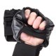 thumbnail image 4 of Guantes deportivos Lixada Guantes Boxeo Mitón Cortos Entretenamiento Muay Tailándes Puñetazo Cuero de PU (Rojo) SUTENG  Guantes deportivos, 4 of 7