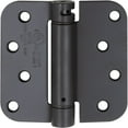 SelfClosing Door Hinge, 4 Inches, 5/8" Radius Corner, Polished Chrome