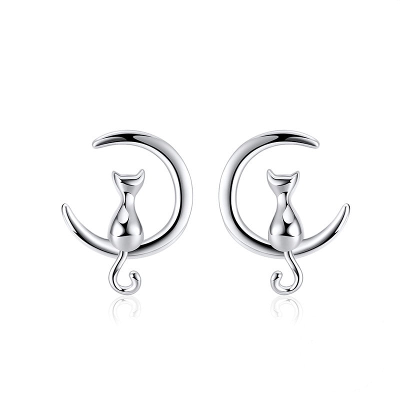 fun silver earrings