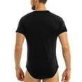 thumbnail image 7 of INCERUN Men's Short Sleeve Leotard Bodysuits Romper Brief Tops, 7 of 7