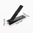 thumbnail image 4 of Ofertas Únicas 1 Pc Cortauñas Portátil Grande con Patrón de Escamas de Pescado para Mujeres y Hombres Negro-S, 4 of 6