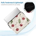 thumbnail image 2 of FORMRS 13-13.3 inch Laptop Sleeve Case Soft Carrying Quilted Computer Bag Cover, Beige Cherry, 2 of 7
