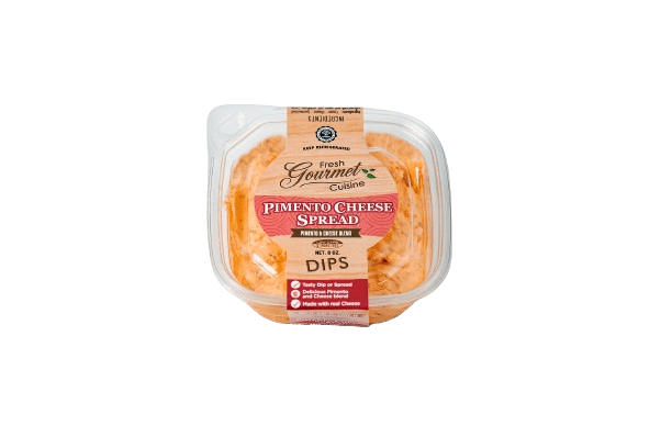 Fresh Gourmet Cuisine Pimento Cheese Spread, Low Carb, Zero Trans Fat, 8oz Tub (Fresh)