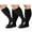 Black, variant on Plus Size Compression Socks for Women Men 20-30 mmHg 2xl 3xl 4xl , Wide Calf High Tights Long SocksStockings Best Support for Circulation, Running