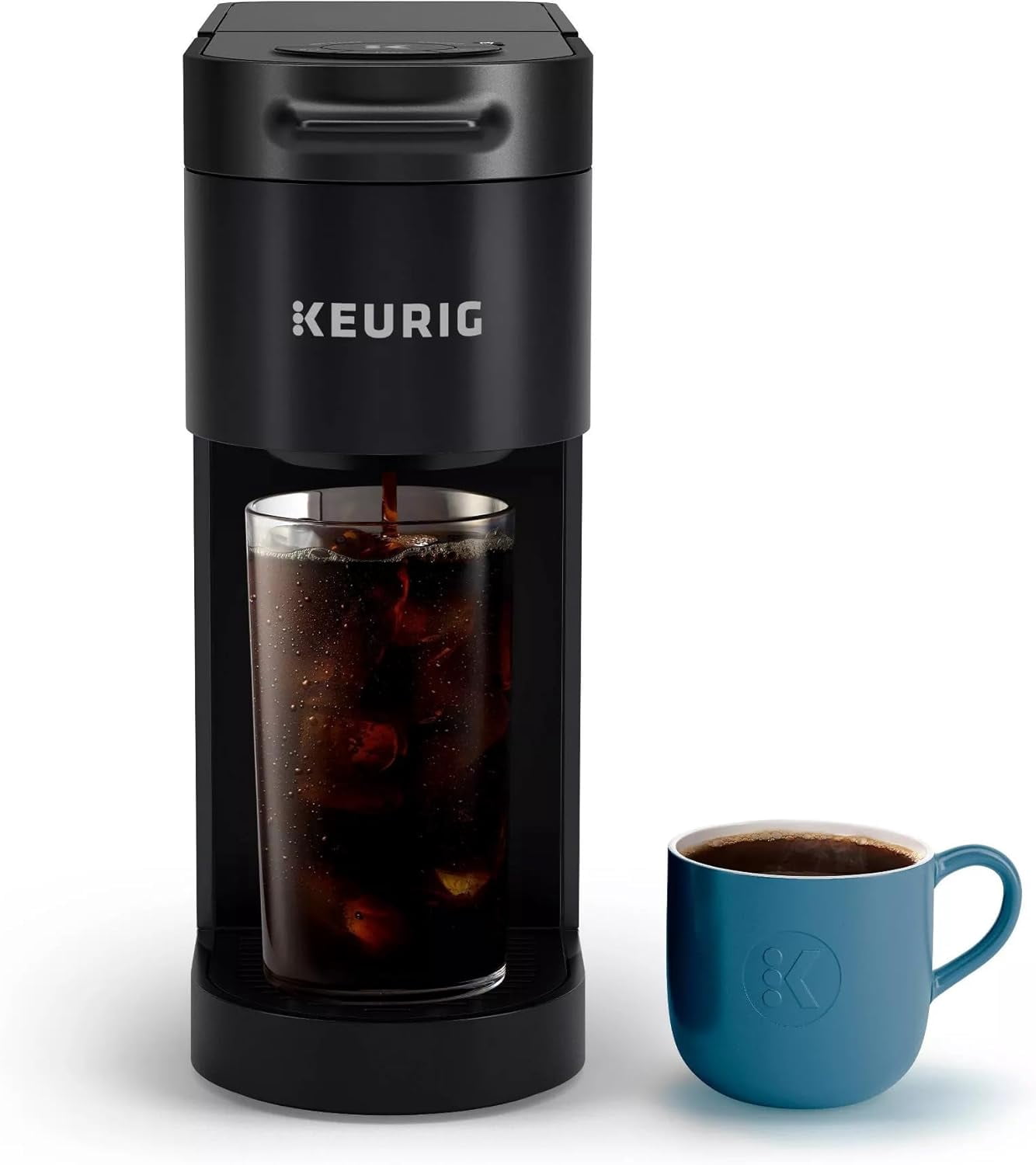 Restored Keurig KIPK900FBK K-Iced Plus Single Serve Coffee Maker, Black (Refurbished)