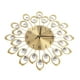 thumbnail image 2 of Alinory Reloj de Flores Reloj de Flores de Estilo Europeo Arte del Hierro Funciona con Pilas Silencio fácil de Leer Oficina en casa ANGGREK Otros, 2 of 8