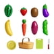 thumbnail image 2 of Cocina de Juguete CUTICAT Juego de Simulación de Alimentos 12 Piezas con Cesta de Almacenamiento, 2 of 8