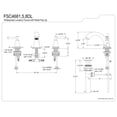 thumbnail image 5 of Fauceture FSC4685DL 8 in. Widespread Lavatory Faucet, Oil Rubbed Bronze, 5 of 5