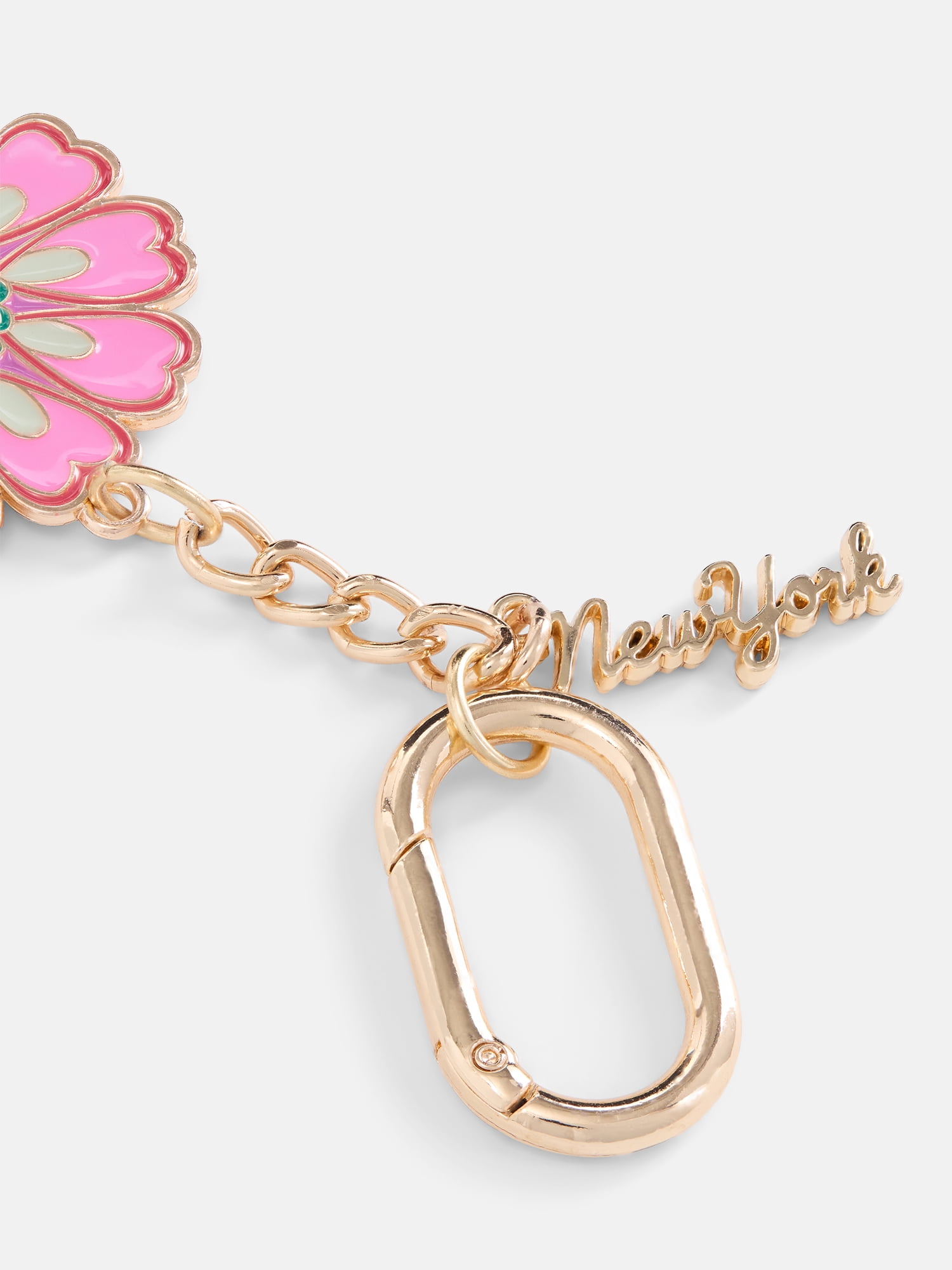 Free Assembly Women's New York Handbag Charm, White - Walmart.com