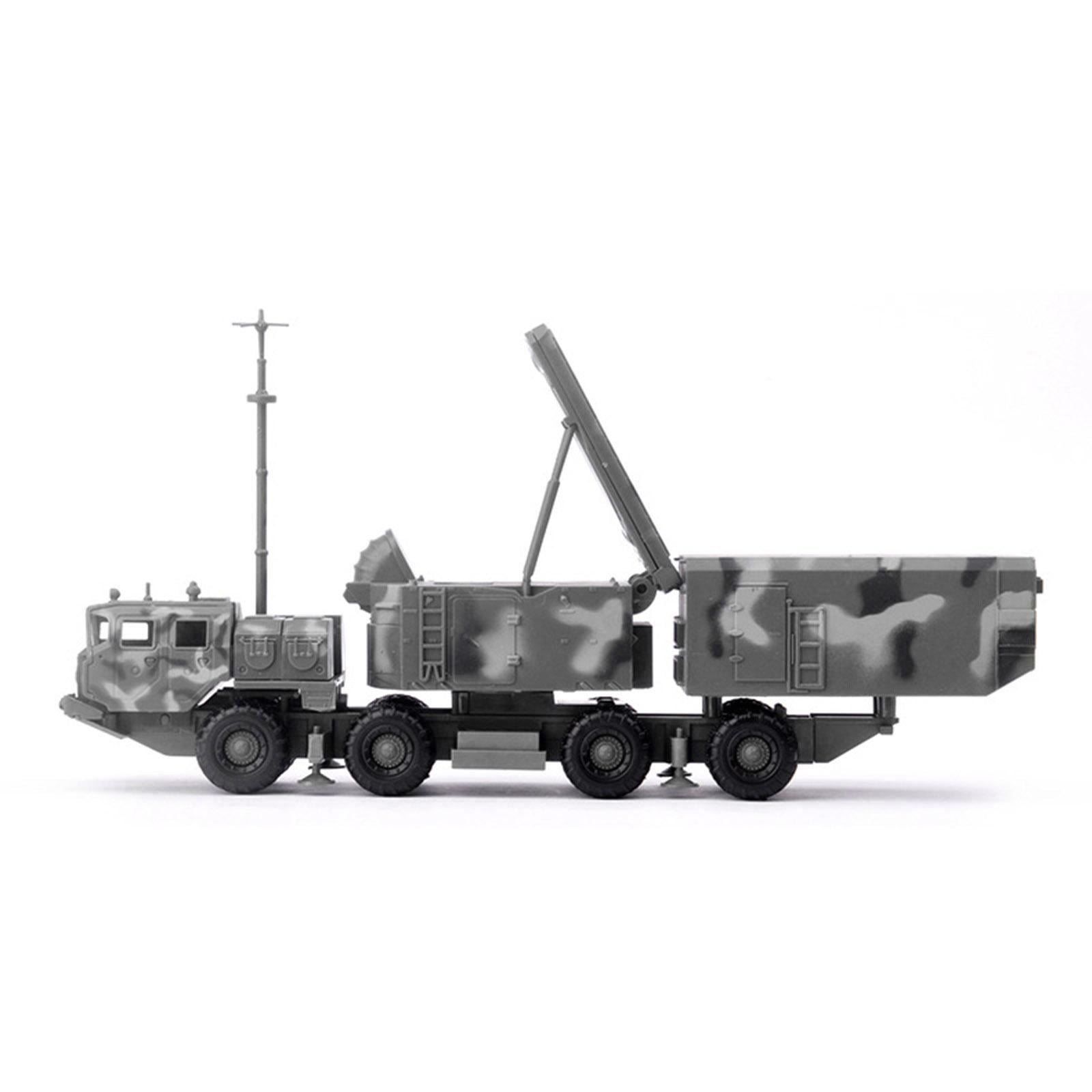 JWQFBC 1/72 Surface- Vehicle DIY Assembly Toys Building Kit Plastic Diecast Model Car Grey