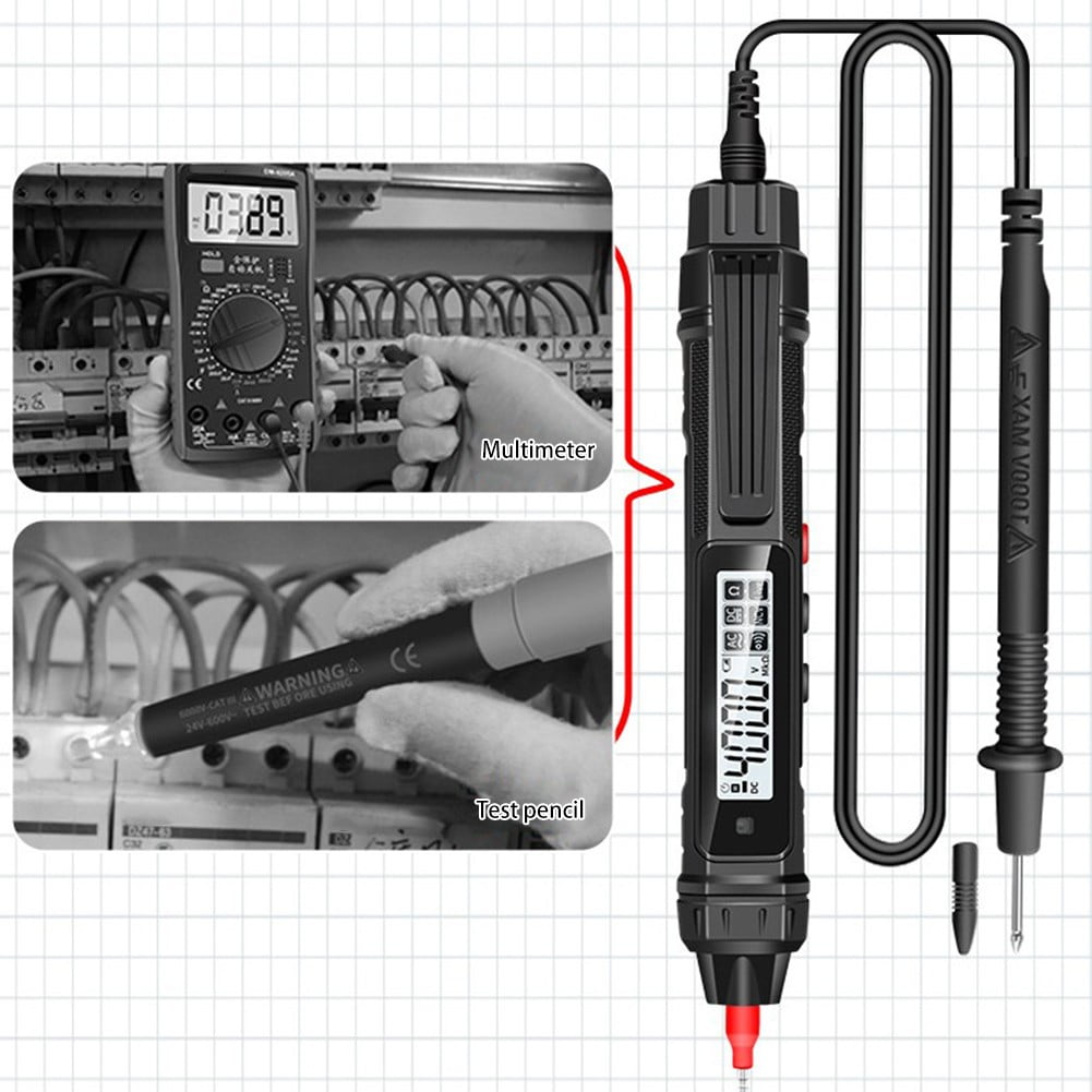 2 in 1 Digital Multimeter & Non- Voltage Tester - Smart, Safe &