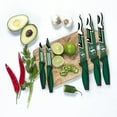 thumbnail image 3 of OFFICIALLY LICENSED CFL 5 PIECE KNIFE SET SASKATCHEWAN ROUGHRIDERS, 3 of 3