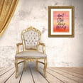 thumbnail image 3 of Villa, Mlli 25x32 Gold Ornate Wood Framed with Double Matting Museum Art Print Titled - Blush Loving, 3 of 4