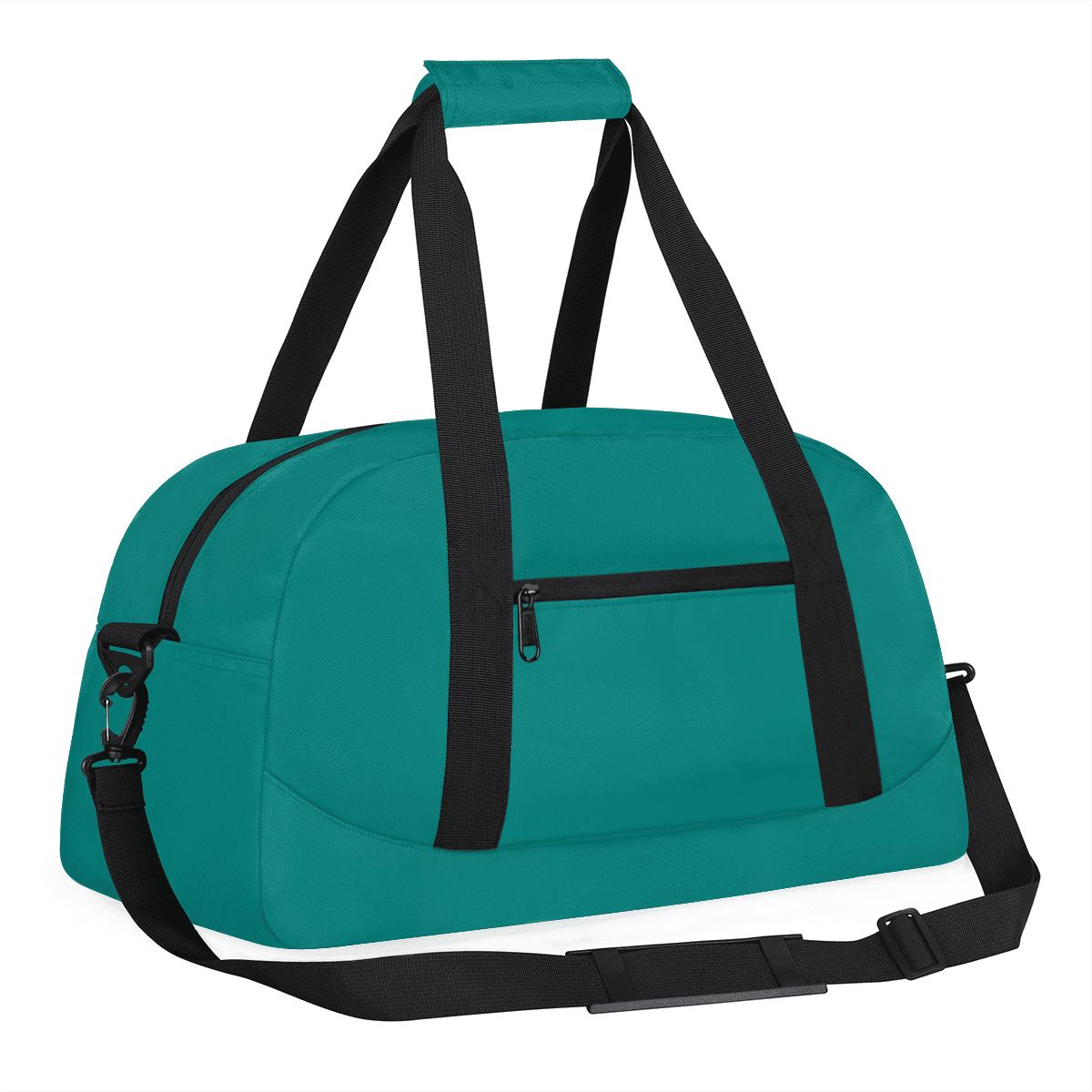 Herdesigns Teal Sports Duffle Bag for Women & Men, Gym Bag Dance Bag Overnight Bag Carry On Weekender Travel Bag