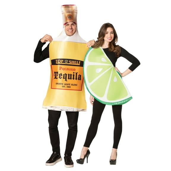 Rasta Imposta Adult Tequila Bottle & Lime Slice Couple Costume, Unisex, One Size, 427