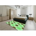 thumbnail image 4 of Ahgly Company Indoor Rectangle Patterned Green Onion Green Area Rugs, 2' x 4', 4 of 6