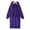 Purple, variant on Kiplyki Fall Hoodies for Women Color Long Velvet Loose Long Sleeved Hooded Tops