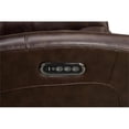 thumbnail image 5 of Pemberly Row 46.9" Leather Big & Tall Power Recliner in Lux Brown, 5 of 8