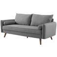 thumbnail image 4 of Loveseat and Sofa Set, Fabric, Light Grey Gray, Modern Contemporary Urban Design, Living Lounge Room Hotel Lobby Hospitality, 4 of 7