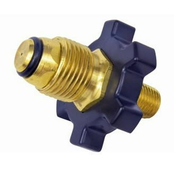 Mr. Heater 1/4 in. Dia. x 1 in. Dia. Brass Restricted Flow Soft Nose P.O.L. w/ Handwheel