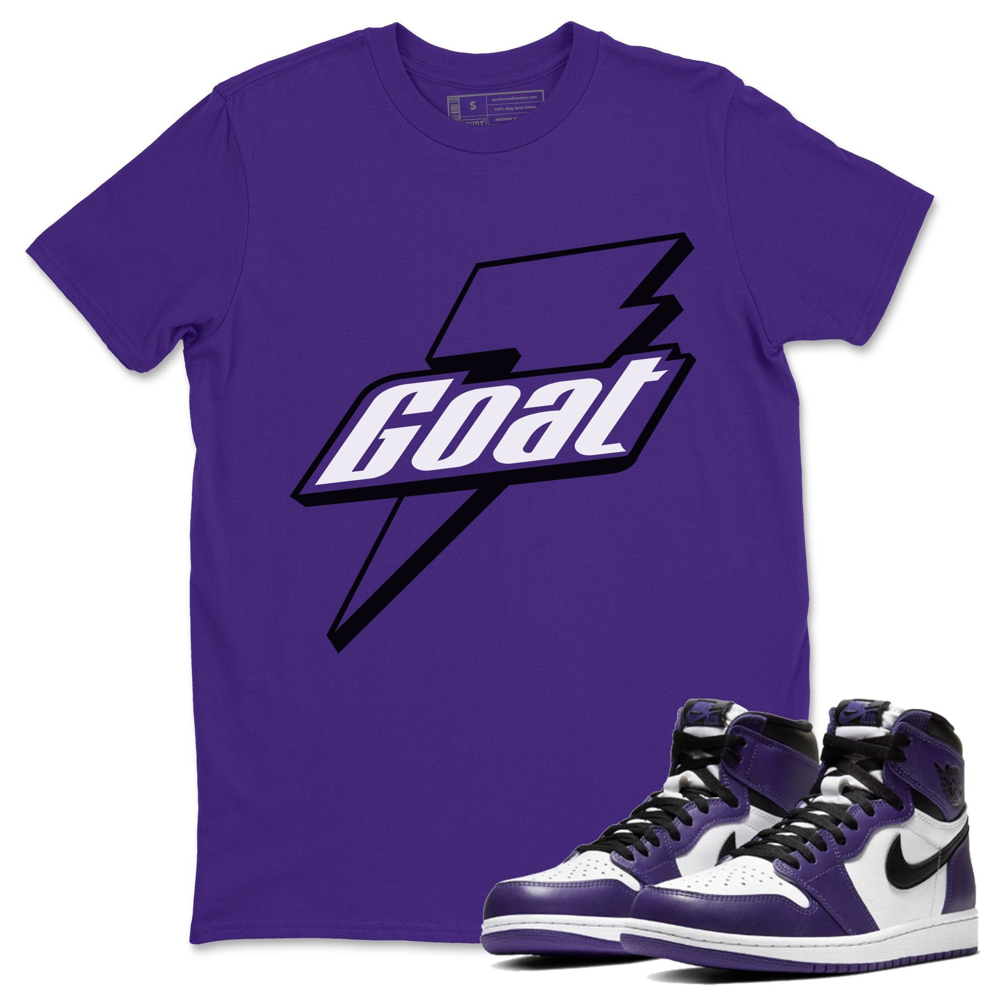 court purple jordan 1 shirts