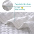 thumbnail image 5 of 8 Pack 20x10 Inch Muslin Baby Burp Cloths, Soft, Absorbent and Pre Washable, 5 of 5