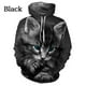 thumbnail image 2 of Sudadera con capucha con estampado 3D de lindos gatos para hombres y mujeres, sudaderas con capucha divertidas con gatos, sudaderas casuales, ropa de calle, 2 of 5