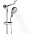 thumbnail image 6 of Kauai III 8-in Rain Showerhead Shower System with Slide Bar and Integrated Soap Dish Chrome 1.8 GPM, 6 of 7