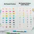 thumbnail image 3 of Rotuladores para colorear Ohuhu Maui 36 colores pastel a base de agua, 3 of 8
