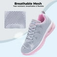 thumbnail image 3 of AiEles Women's Air Running Shoes Casual Breathable Athletic Sneakers Anti-Slip Cushion Lightweight Walking Shoes for Jogging Gym Workout Girls & Ladies, 3 of 7