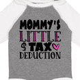 thumbnail image 4 of Inktastic Mommy's Little Tax Deduction Pink Hearts Boys or Girls Long Sleeve Baby Bodysuit, 4 of 5